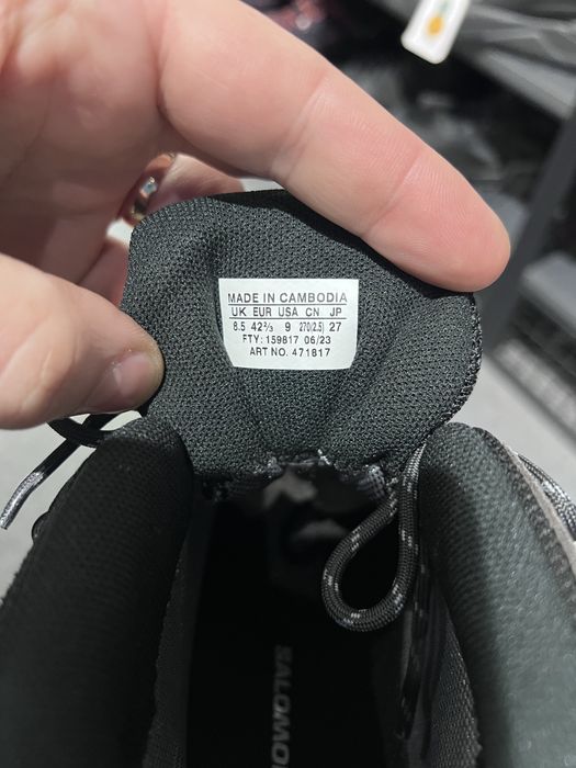 Трекінгові черевики Salomon X Ward Leather Mid Gore-Tex / кросівки