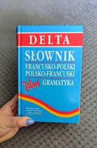 Słownik polsko-francuski + gramatyka Delta