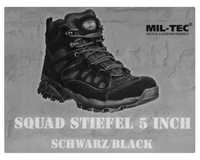 Ботинки Mil-tec squad stefel 5”/BLACK