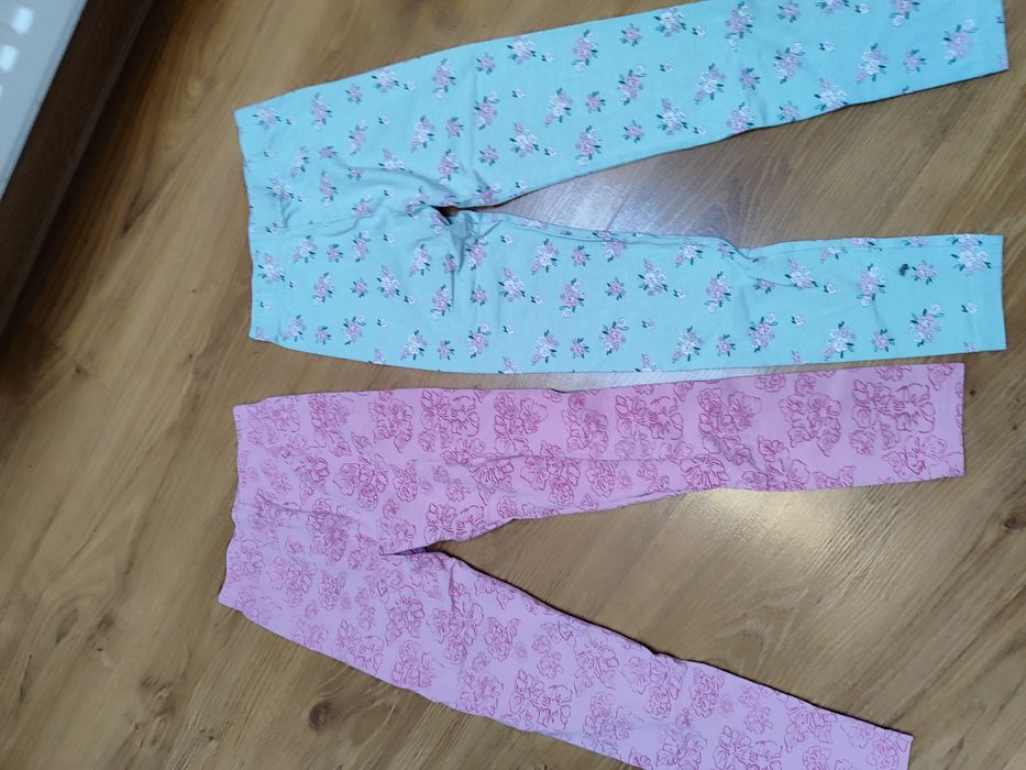 Komplet legginsów dziewczęcych 134