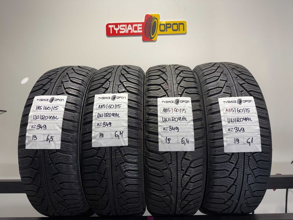 Opony Zimowe 185/60/15 Uniroyal MSPlus77 Komplet #Z349