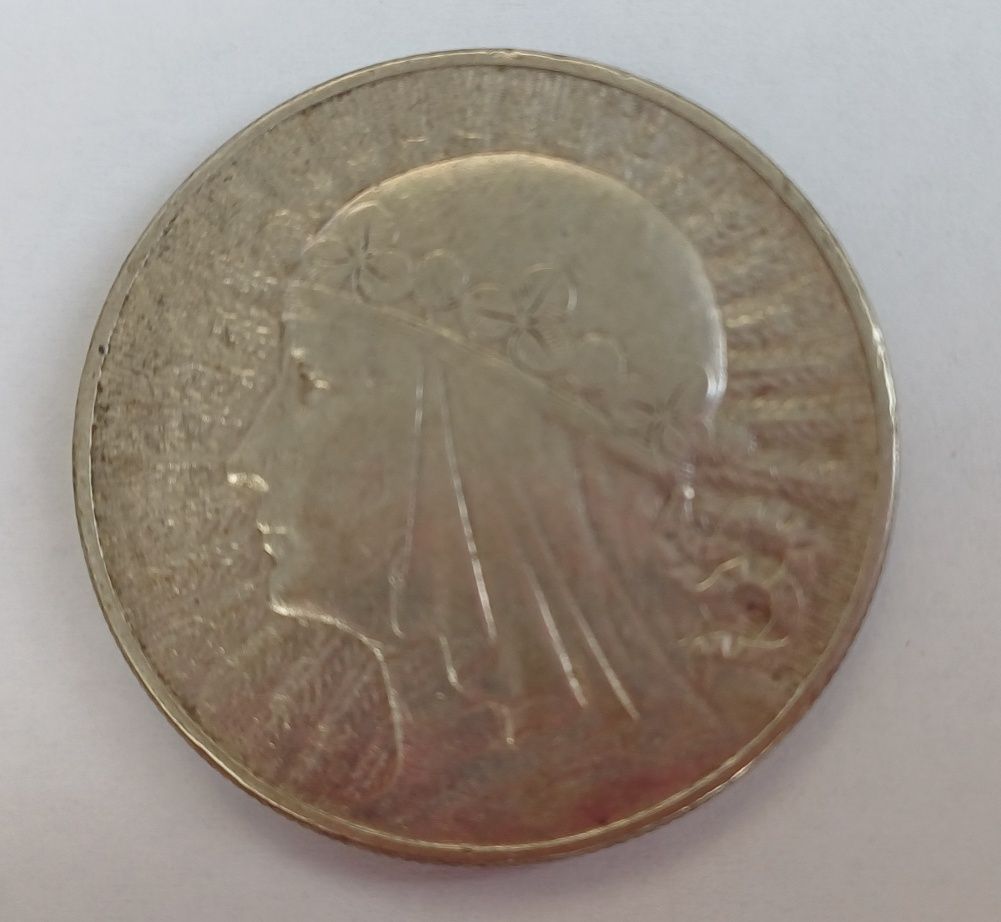Moneta 10 zł Głowa Kobiety 1933r (1)