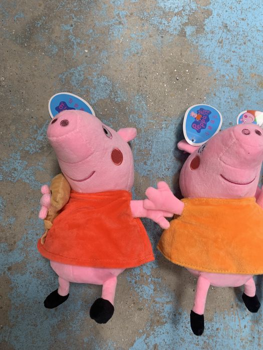 Conjunto de 3 peluches peppa pig