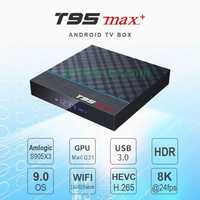 Smart TV Box T95 Max Plus Android 9 Amlogic S905X3  4GB / 32G WIFI