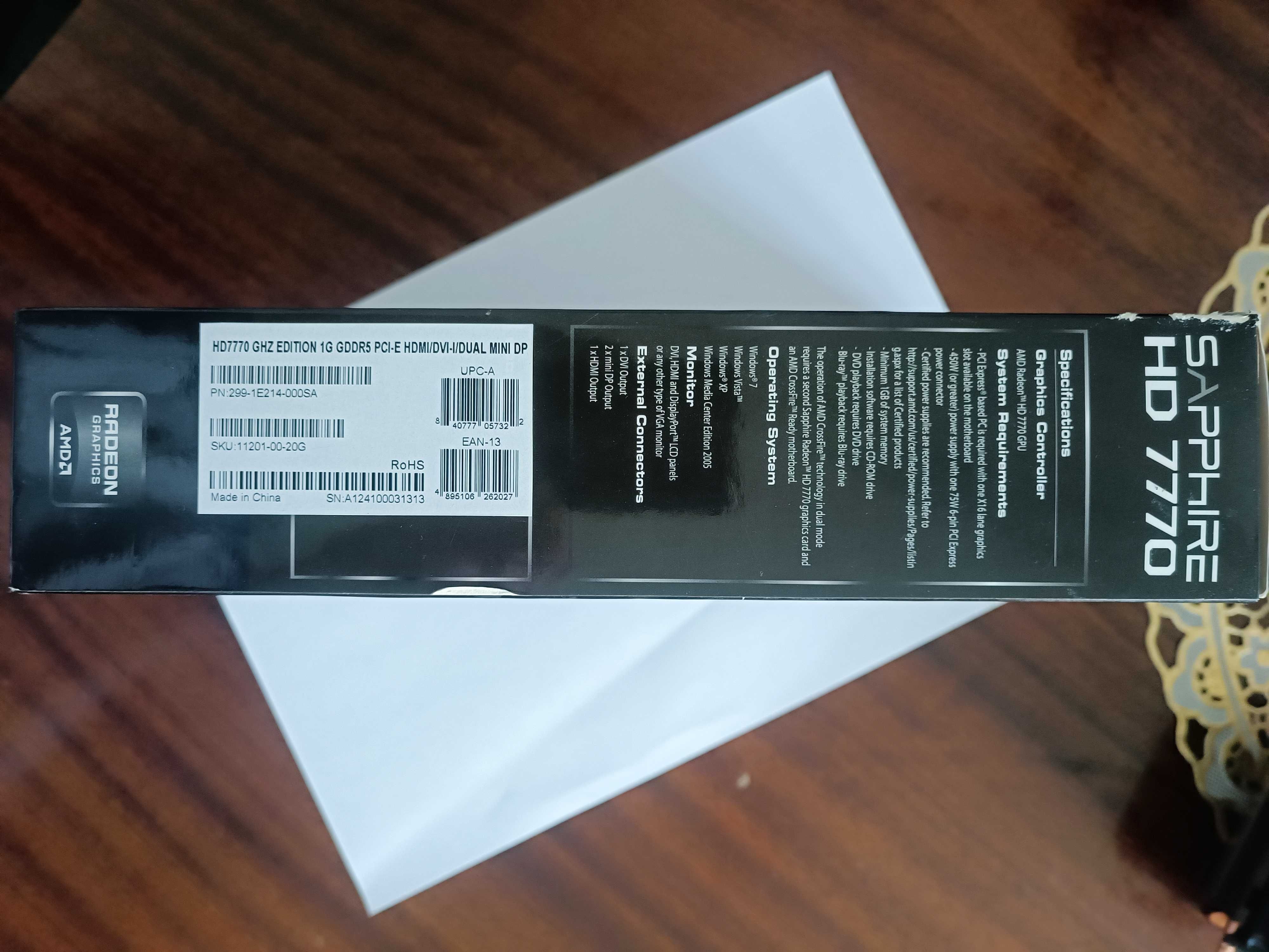Відеокарта Sapphire Radeon HD 7770 Ghz Edition 1 GB GDDR5