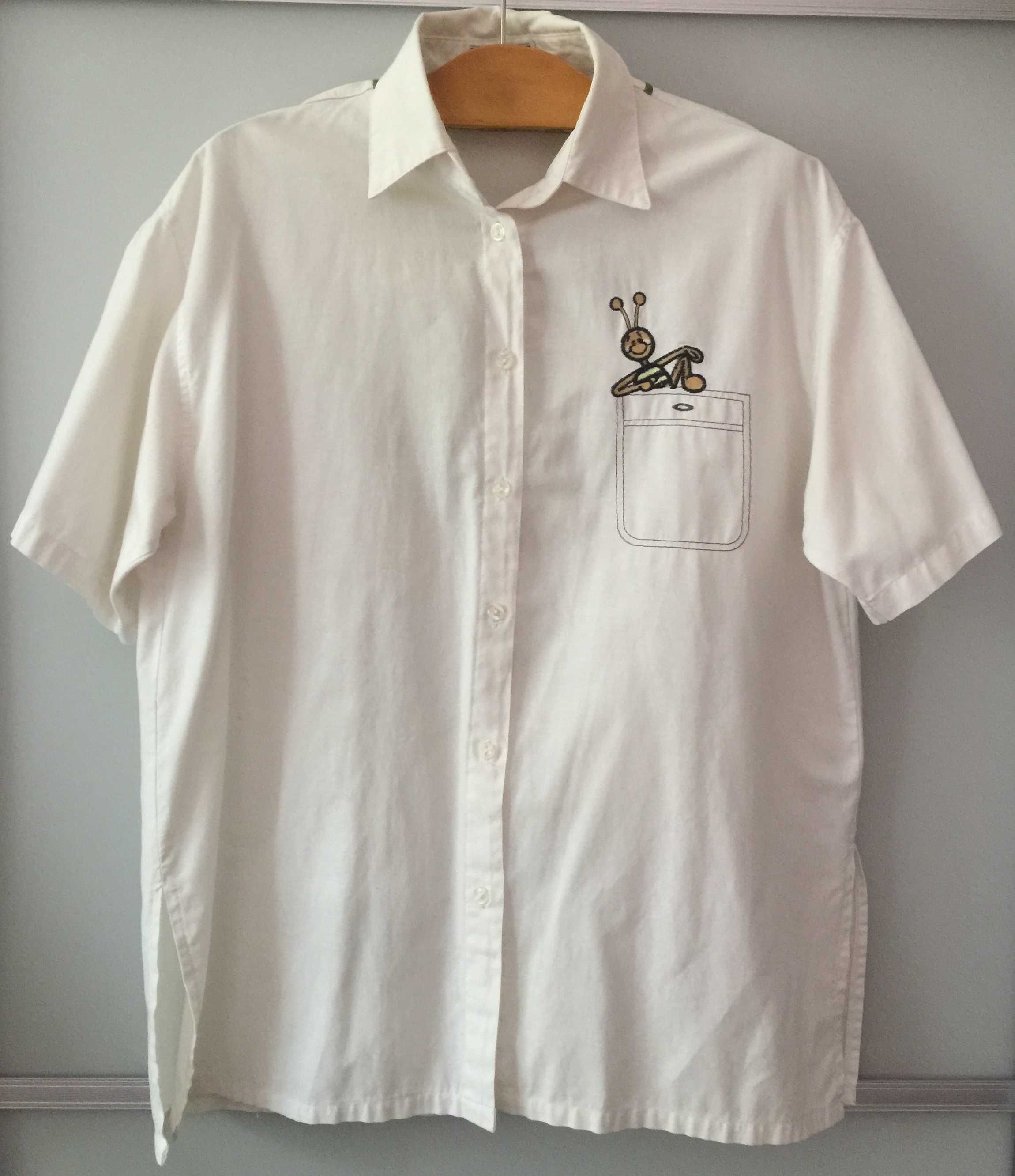 Белая блузка рубашка  Cotton & Silk Италия 100% коттон