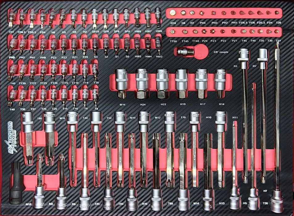 Conjunto de Chaves com espuma EVA 266 Peças