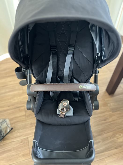 Wózek Cybex Priam 2.0 2w1 Czarny Golden Rose