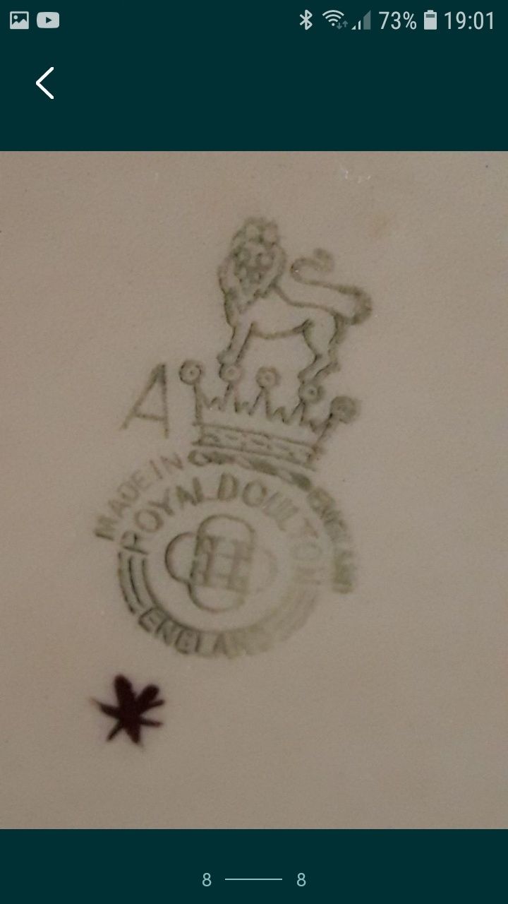 Kufel porcelanowy Royal Doulton 1940 r.