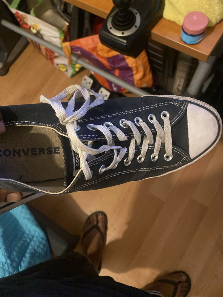 Tenis All star azul  usado em bom estado