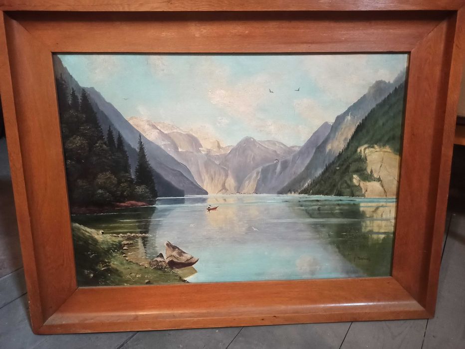 Stary zabytkowy obraz