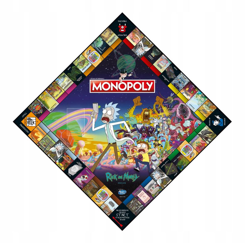 Gra planszowa Winning Moves Monopoly: Rick i Morty