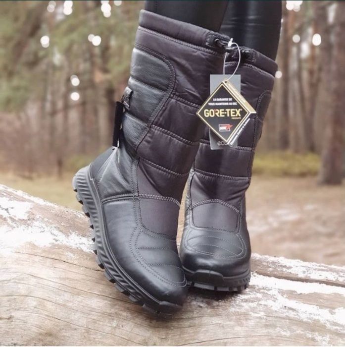 Зимові чоботи ecco exostrike шкіра яка 37 р