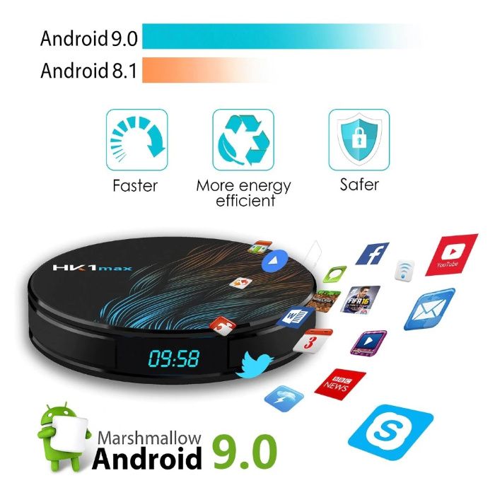 Nova Box Android Hk1 Max 4Gb+32Gb Envio Gratuito