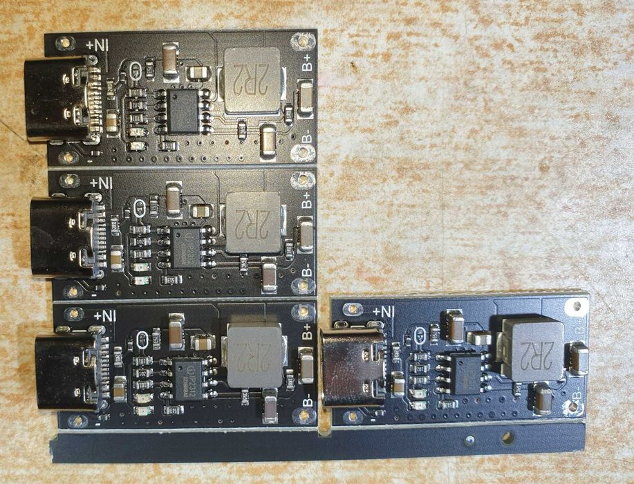 Плата быстрой зарядки аккумуляторов Type-C IP2312 3 Aмпера! QC3.0