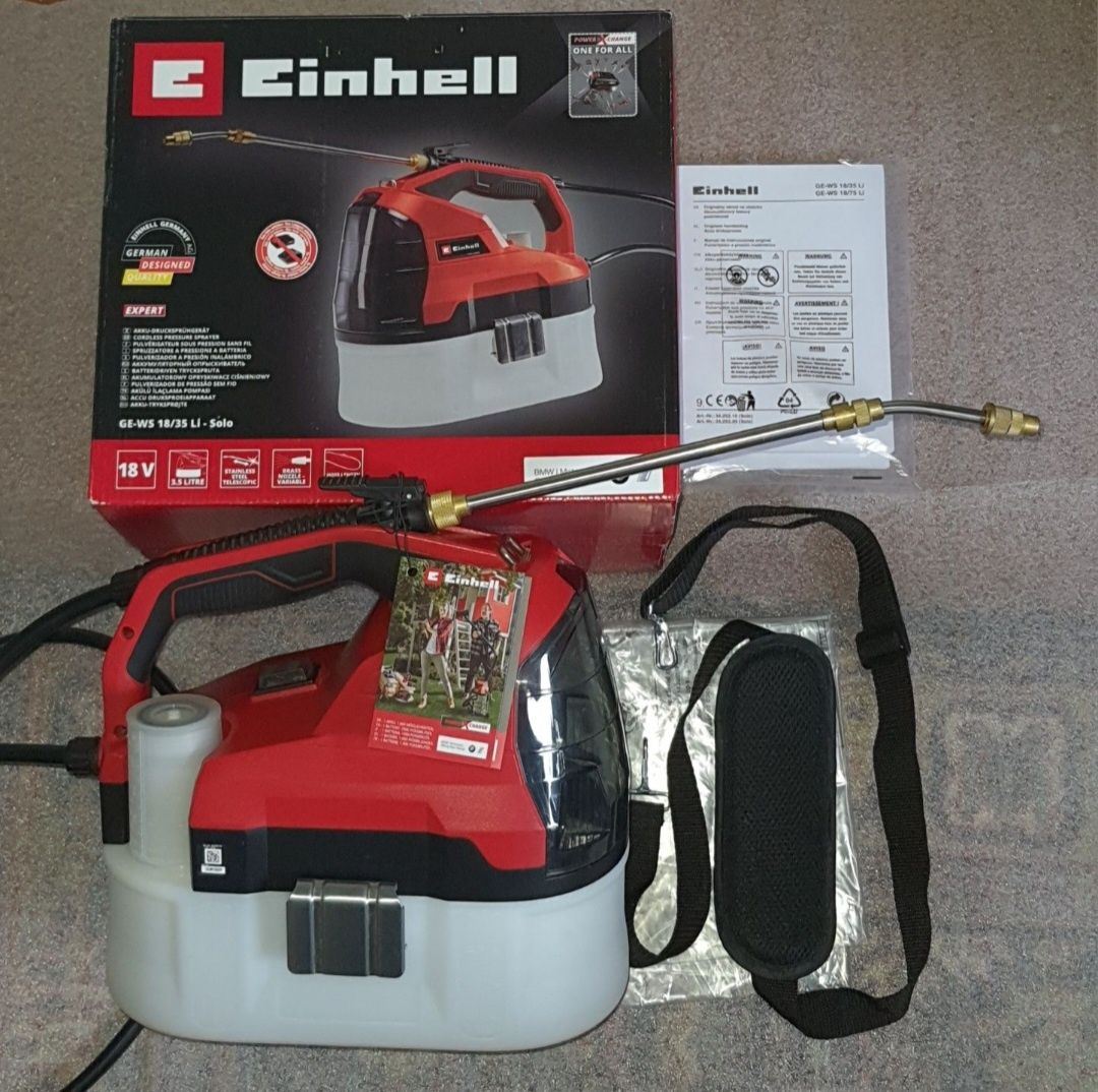Обприскувач акумуляторний Einhell GE-WS 18/35 Li-Solo (об'єм: 3,5л.)