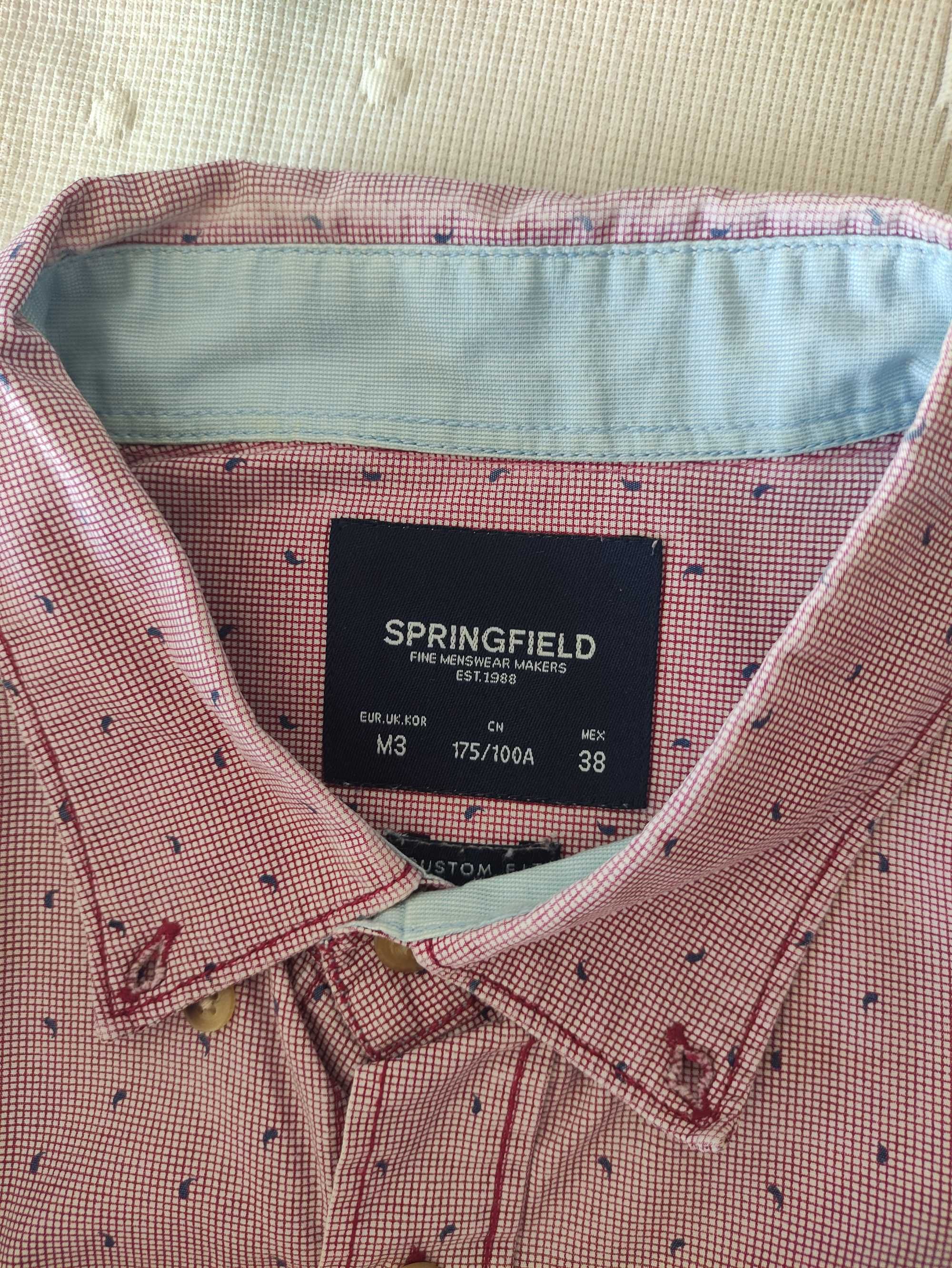 Camisa Rosa às pintas p/homem da Springfield