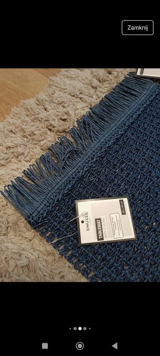 Maty stołowe podkładki granatowe Smukee