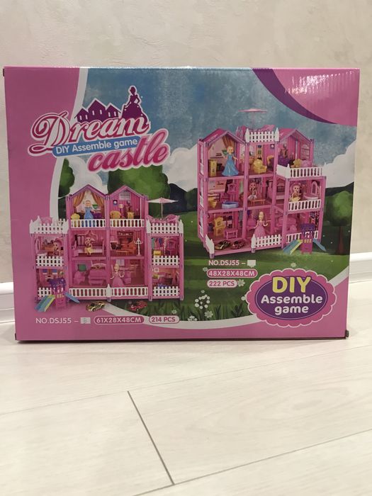 Ляльковий будинок з іграшками та барбі