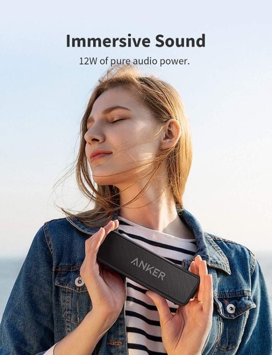 Coluna Bluetooth Anker Soundcore 2 Novo na Caixa