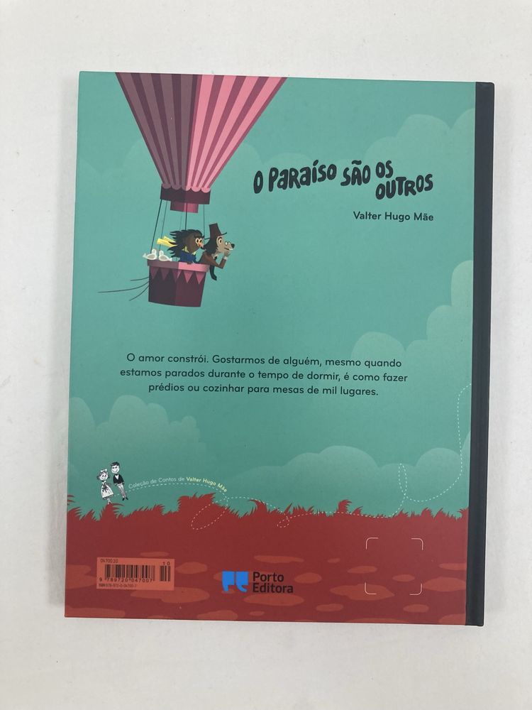 Livro O Paraíso são os Outros, de Valter Hugo Mãe
