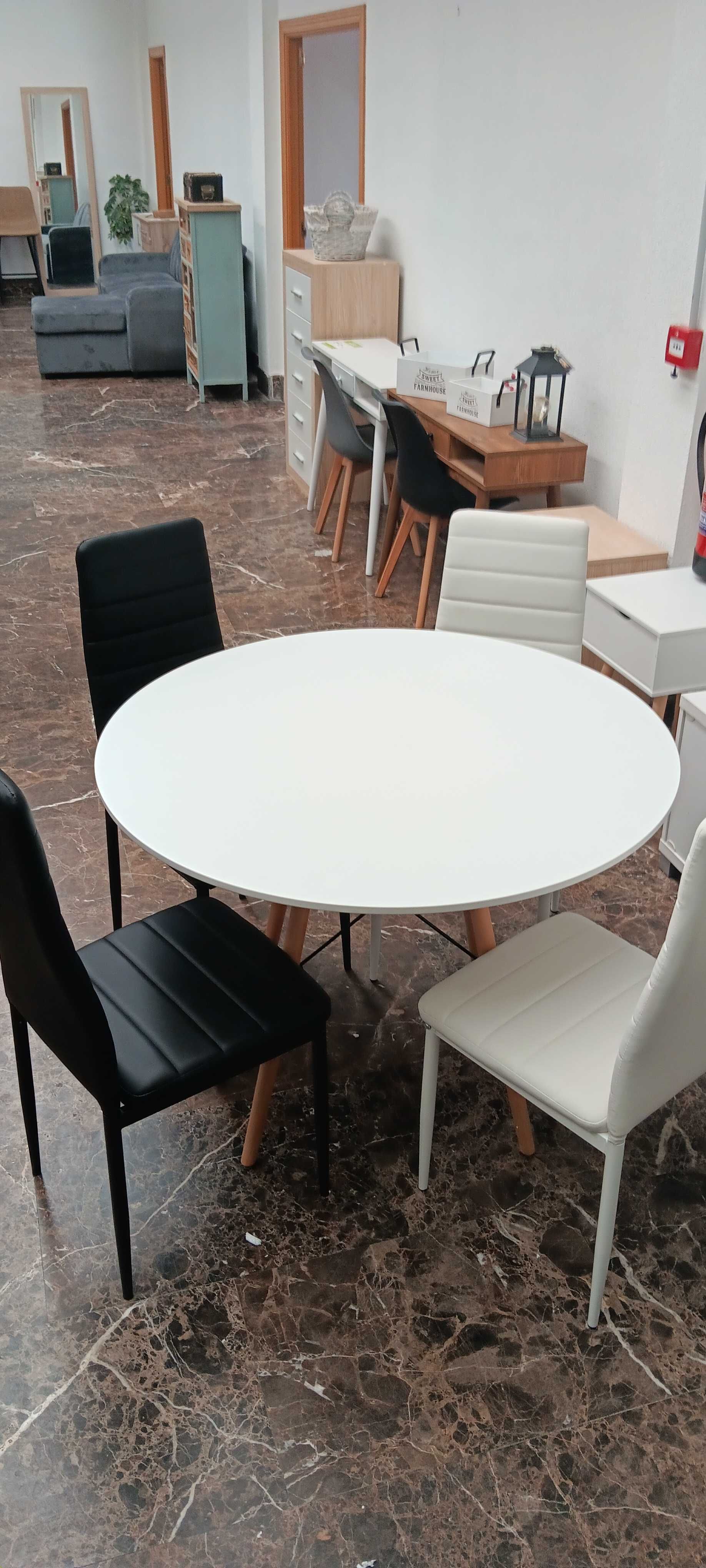 Liquidamos mesas redondas +4 cadeiras [ENVIO GRATUITO PAGA NA CASA