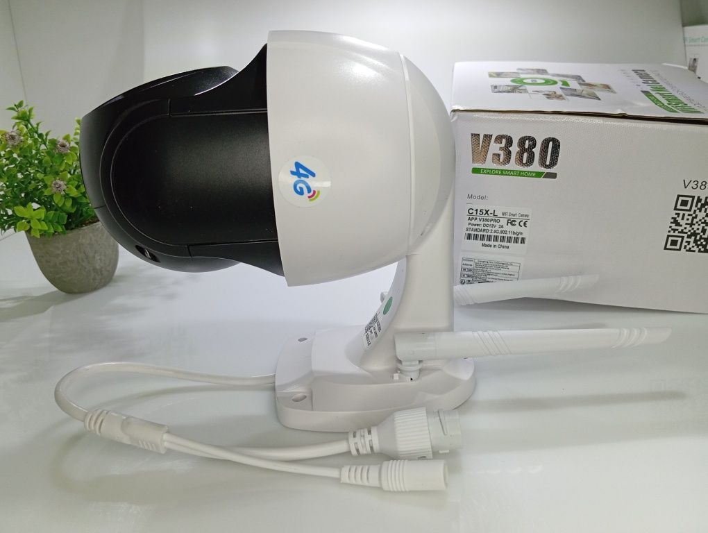 ‼️Вай-фай камера 3mp Наружная 4G камера сім-карта Wi-fi cam V380Pro‼️