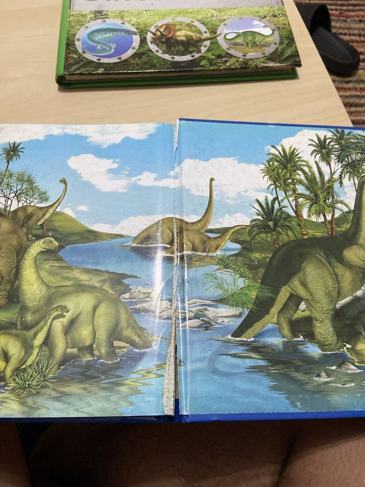 Livro sobre dinossauros