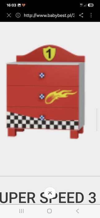 Meble dziecięce baby best super speed