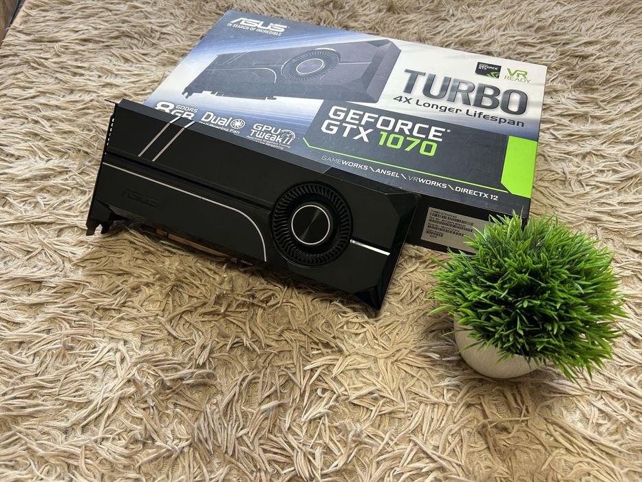 Ідеал! GTX 1070 8Gb Asus Turbo Відеокарта (тести)