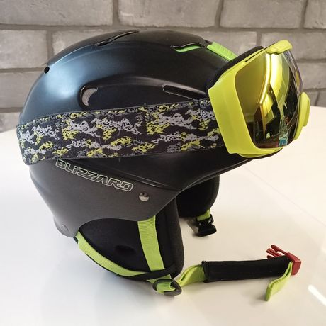 Kask narciarski Blizzard Mega 52-56 cm + gogle