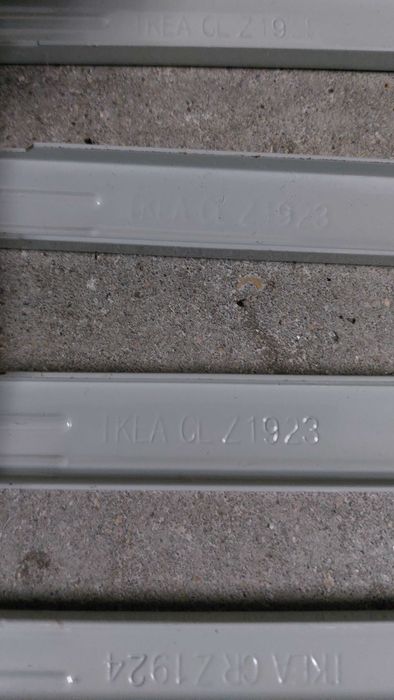 Calhas IKEA para 4 gavetões