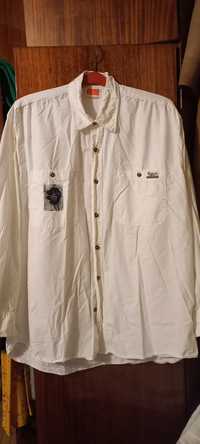 Рубашка белая 50-52р  100% соттон