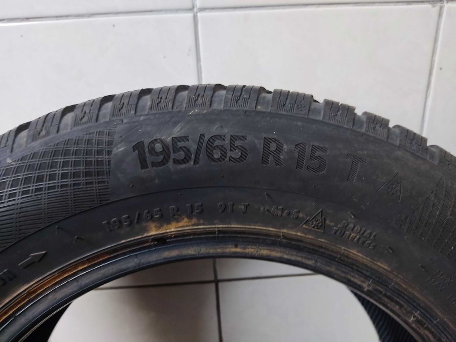 Continental 195/65/15 91T 5mm TS860 winter contact POJEDYNCZA