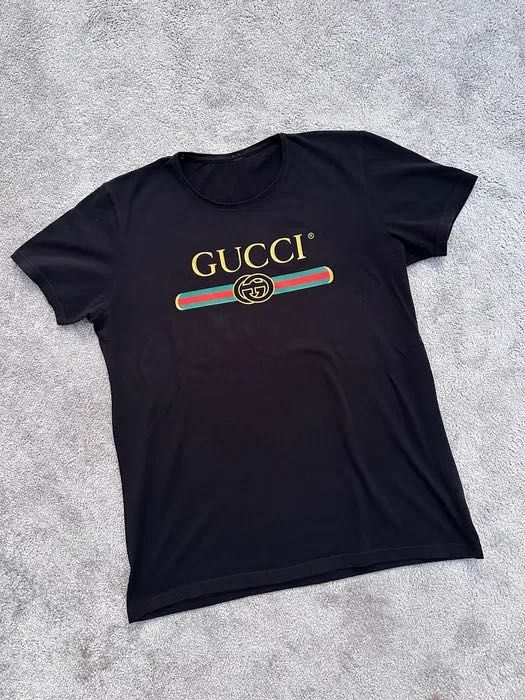 Koszulka męska t-shirt Gucci rozmiar L jak nowa okazja tanio