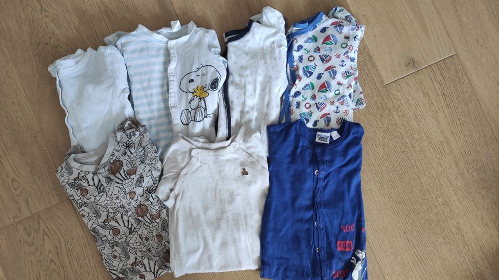 Paka ubrań, rozmiar 74, 74/80, 80, bluzki, bluzy, pajace, body,spodnie