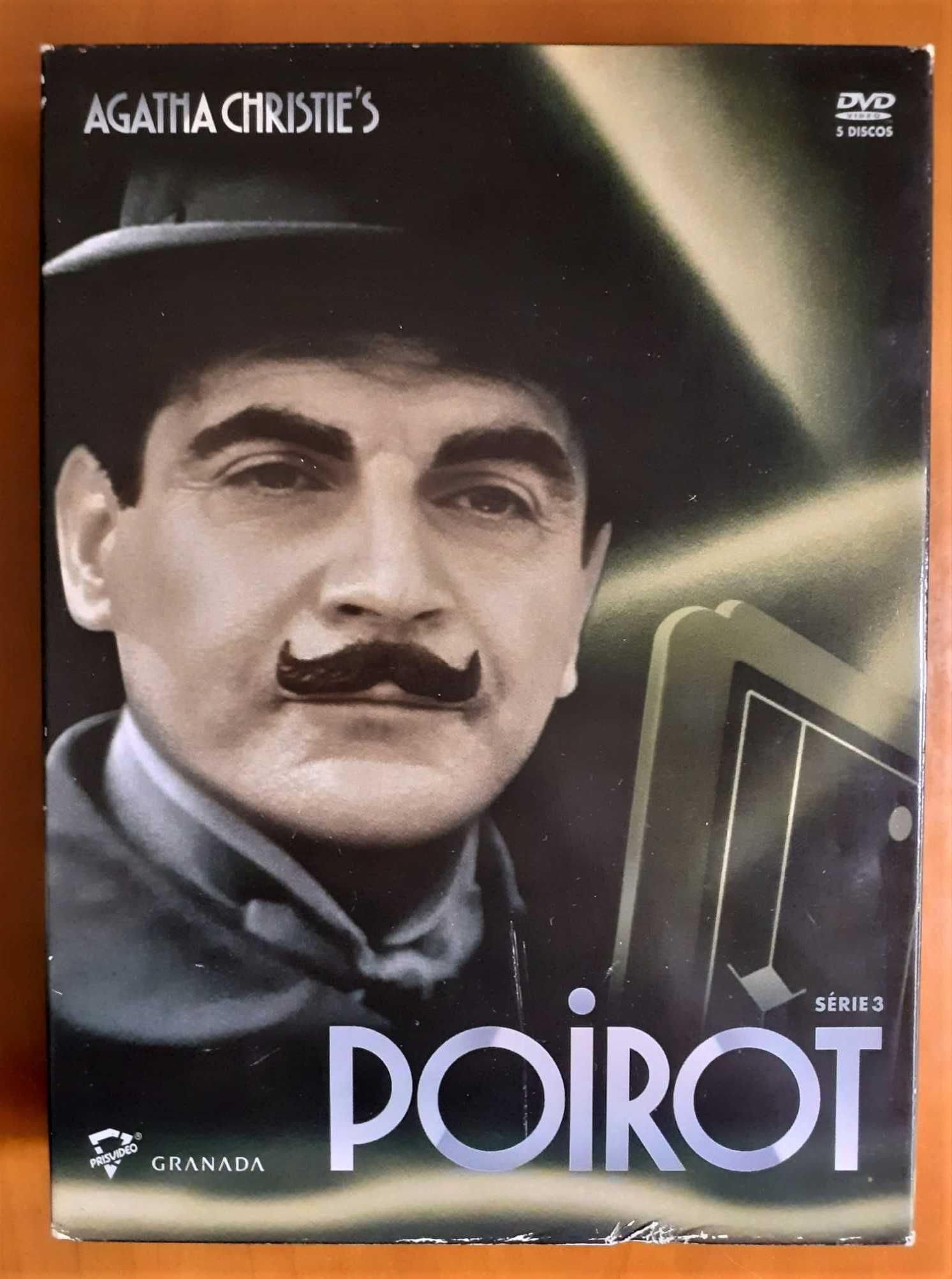 Poirot - 1ª, 2ª,3ª e 4ª Serie - Os Filmes - Episódios Duplos - DVDs