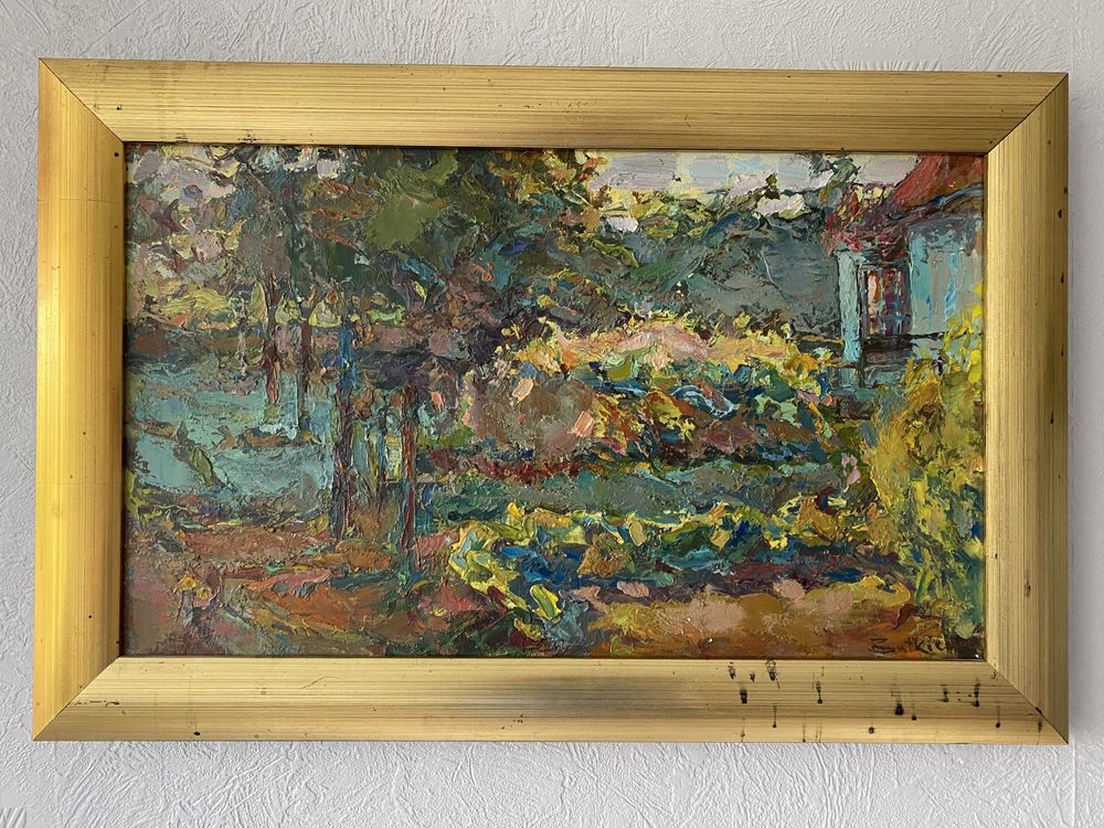 Piotr Butkiewicz znany wrocławski malarz, olej, płótno