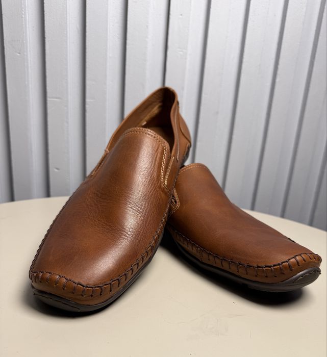 Nowe brązowe skórzane mokasyny marki Pikolinos r. 45 - slip-on casual