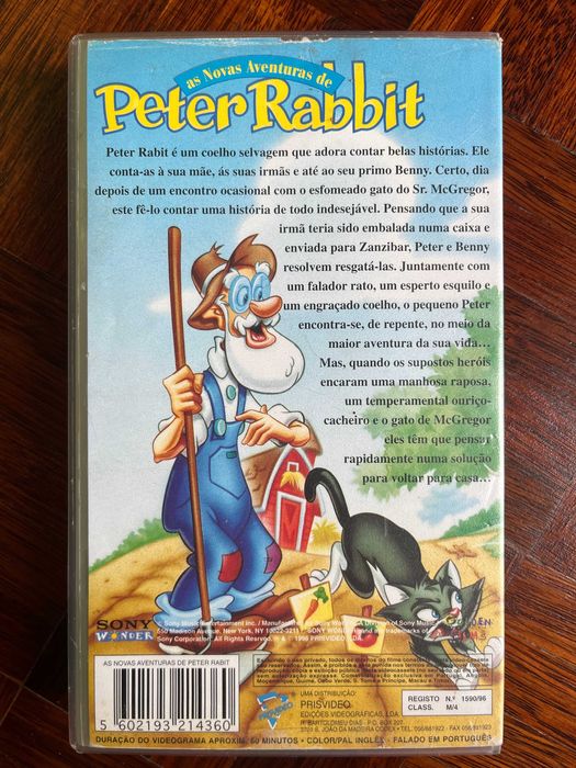 VHS Contos encantados (1994, Sony Wonder) DUB PT-PT