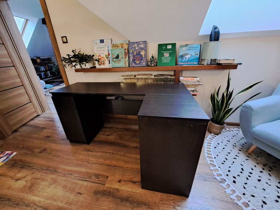 Biurko narożne wenge