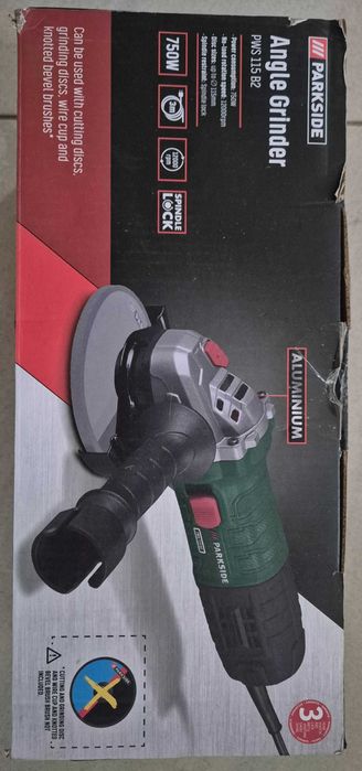 Szlifierka kątowa Parkside 750W nie użyta