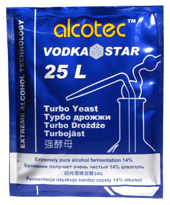 ALCOTEC VODKA STAR 50szt drożdże gorzelnicze