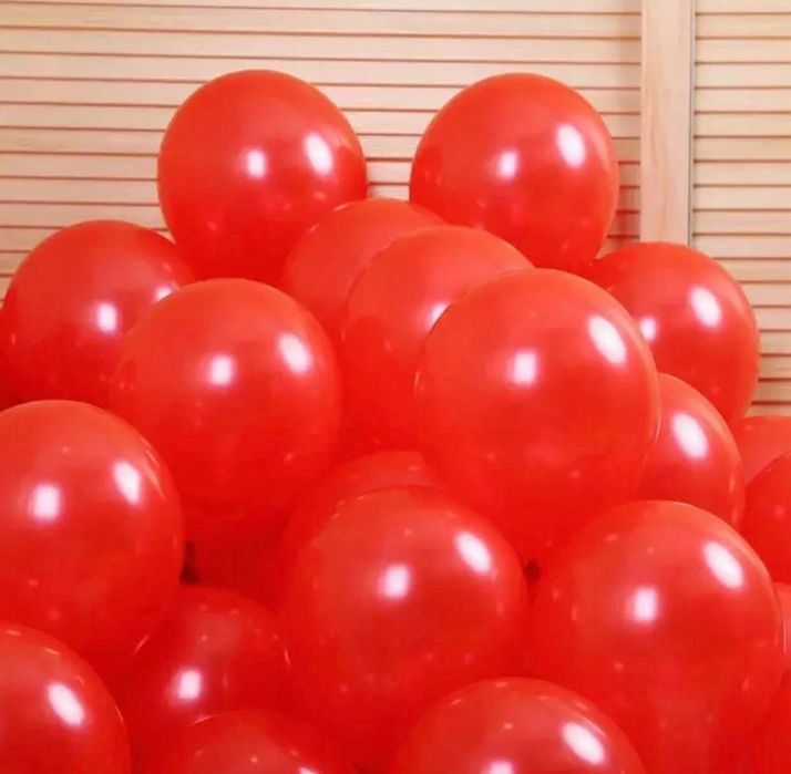 Balony Czerwone Duże Komunia Wesele Urodziny Ślub Przyjęcie 100Szt
