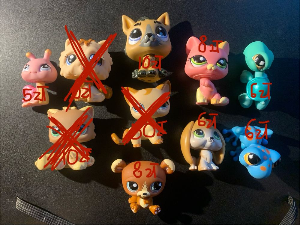 Zestaw kolekcja Littlest Pet Shop LPS lps zabawki figurki