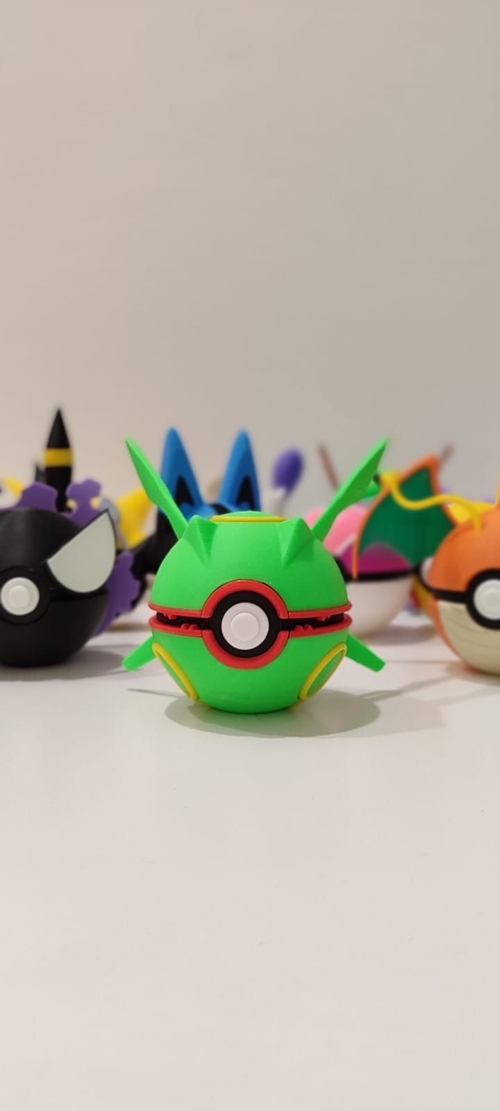 Rayquaza pokeball pokemon 3d