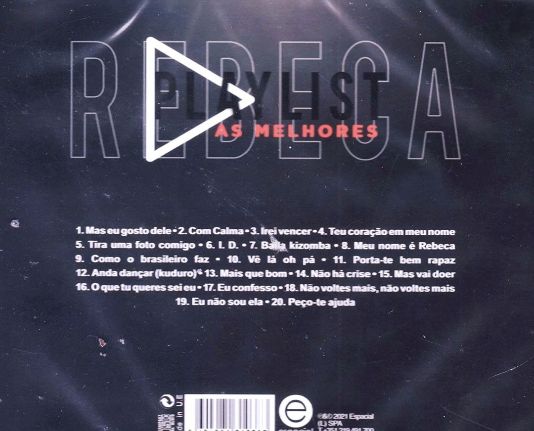 CD •Rebeca- PlayList (As melhores) Novo*