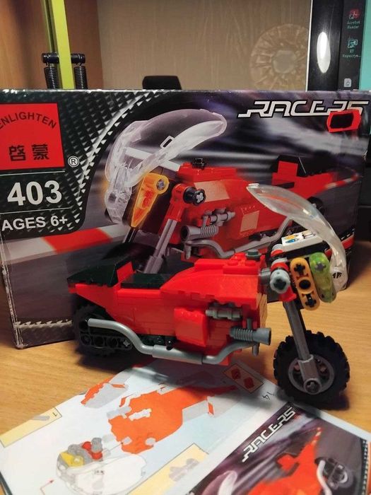 Конструктор ENLIGHTEN 403 6+/ Мотоцикл