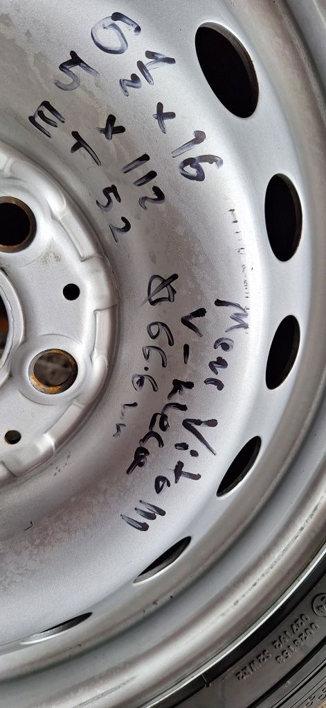 Koła do busa 5x112 Opony 205 65 R16 C Continental ContiVanContact 200