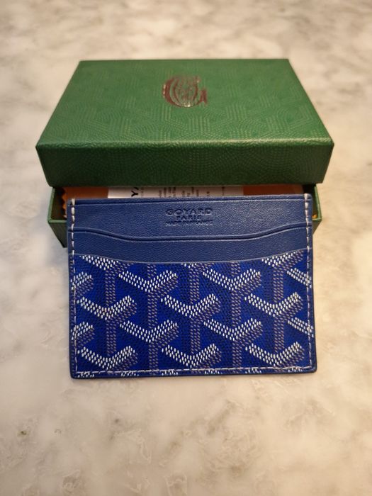 Goyard Card Holder Azul